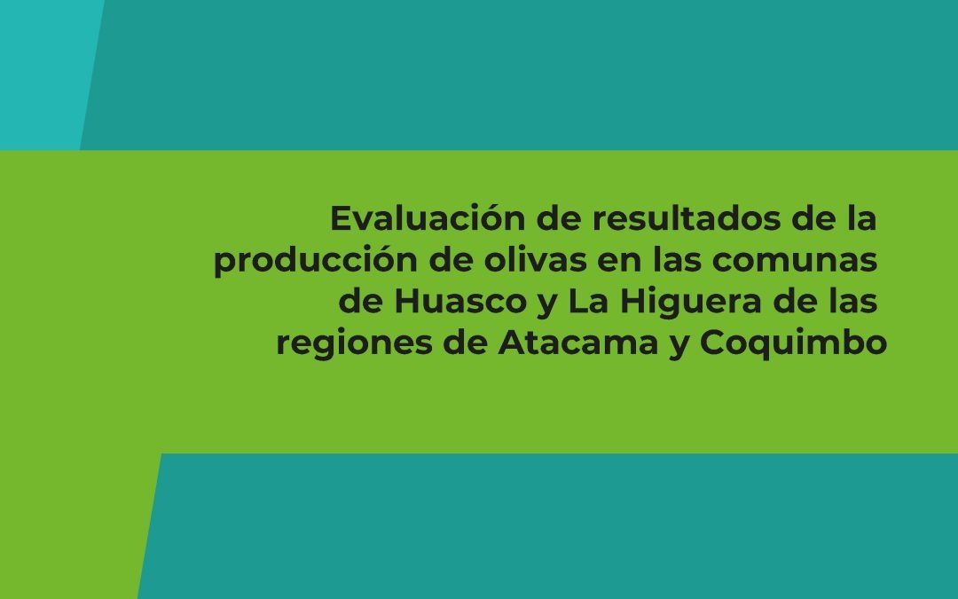 Evaluación de resultados de la producción de olivas en las comunas de Huasco y La Higuera de las regiones de Atacama y Coquimbo