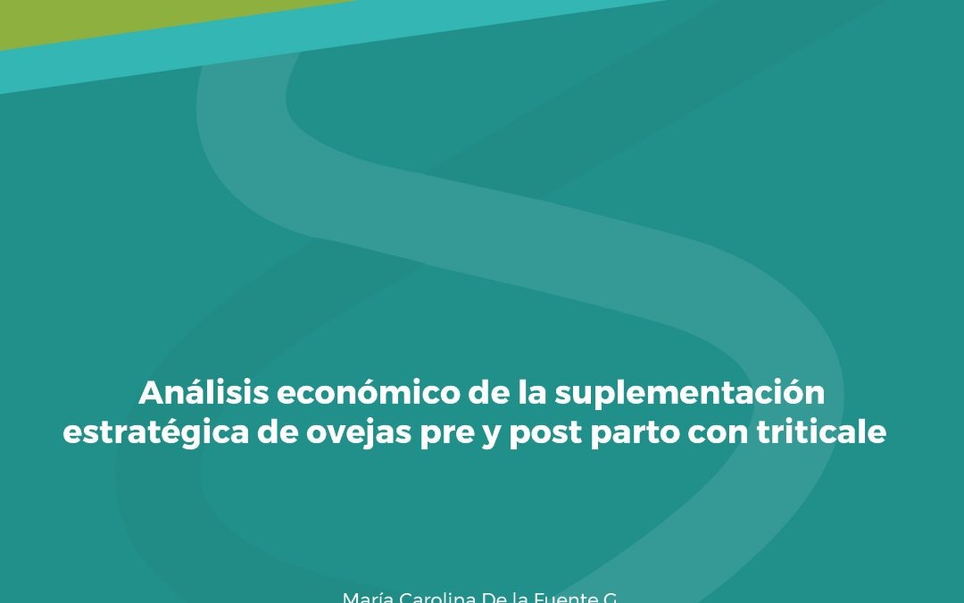 Análisis económico de la suplementación estratégica de ovejas pre y post parto con triticale