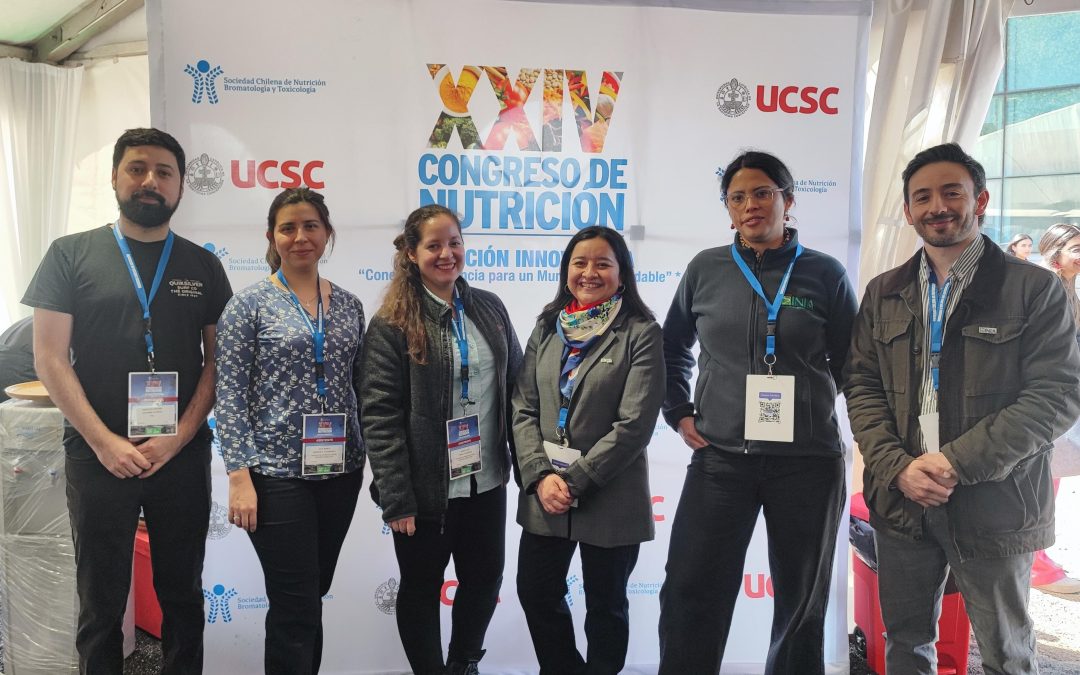 En Congreso de Nutrición: investigadores del programa de Alimentos de INIA Chile compartieron sus estudios sobre agregación de valor para alimentos en Concepción